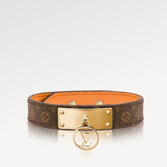 Louis Vuitton LV Confidential Canvas Wrap Bracelet - Brown, Brass